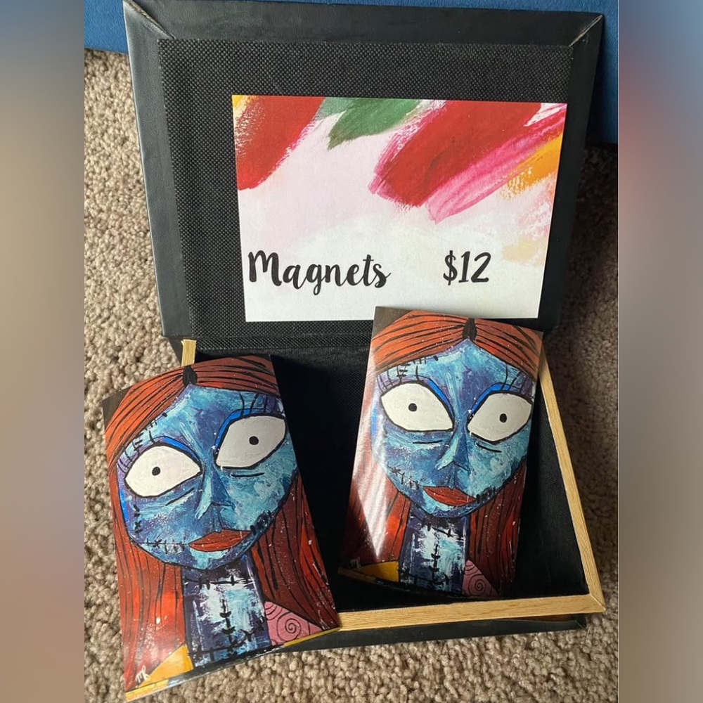 Sally Pumpkin Queen Nightmare Before Christmas Magnets